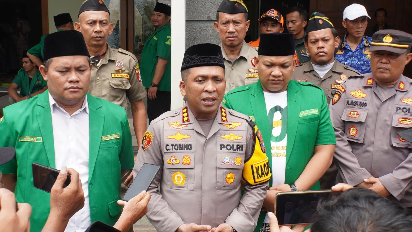 Wujudkan Sidoarjo Aman, Polisi Gandeng GP Ansor