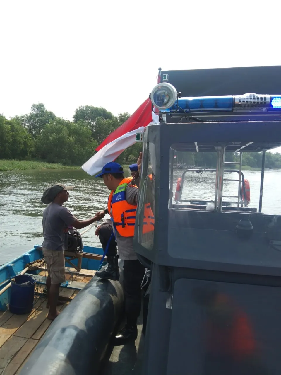 Cuaca Ekstrem, Satpolairud Polresta Sidoarjo Masifkan Patroli Kawasan Pesisir