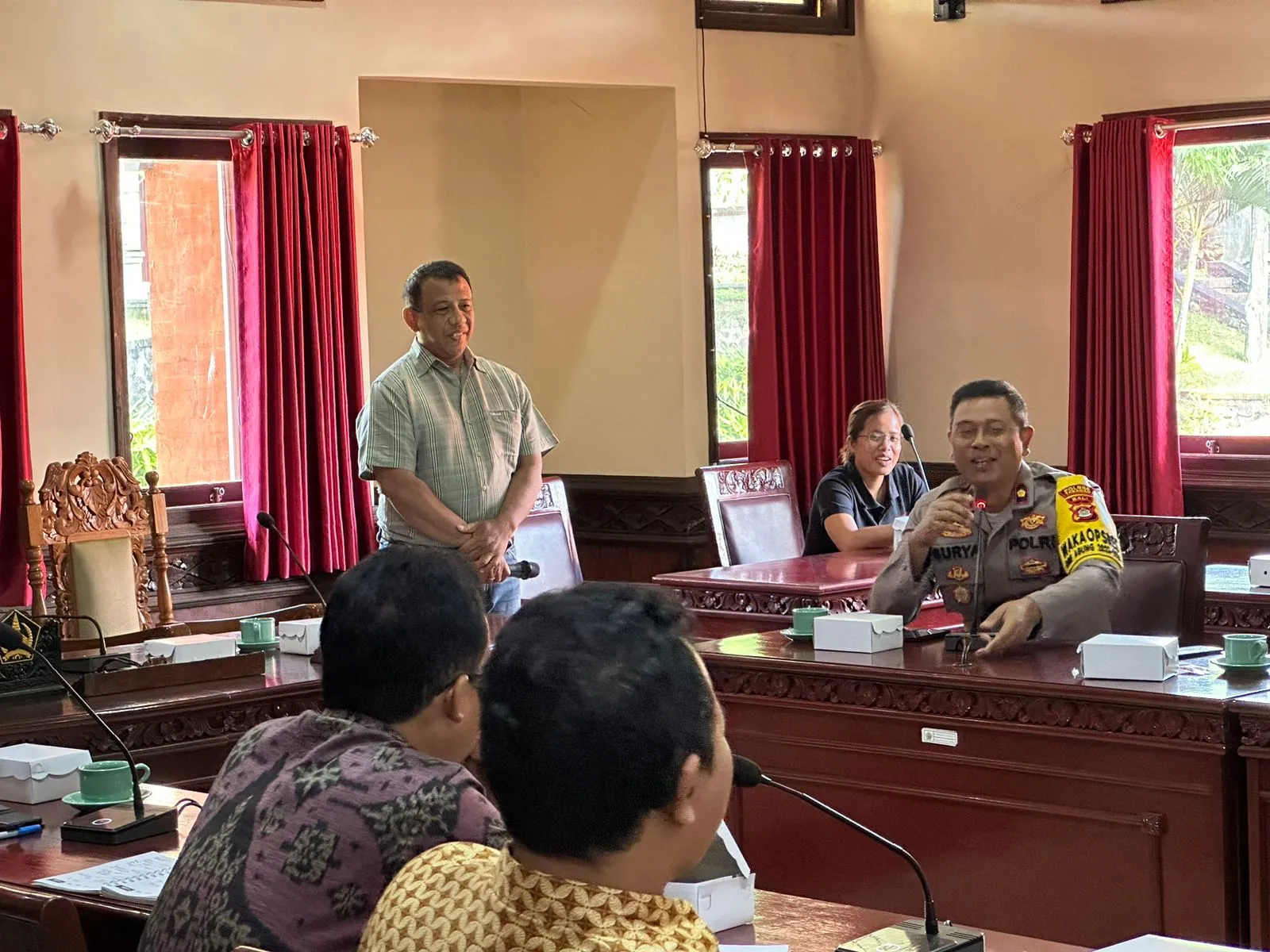 Waka Polres Tabanan Hadiri Giat Dialog dan Diskusi, Inilah Pembahasannya