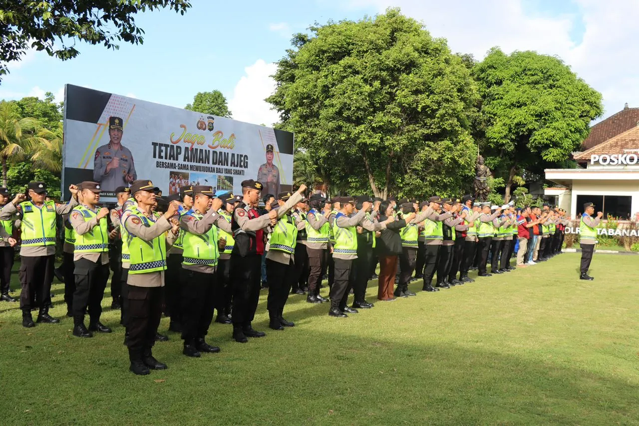 Karendal Ops Pimpin Apel Personil OMB tahap Kampanye." Jaga Kesehatan, Tingkatkan SOT 