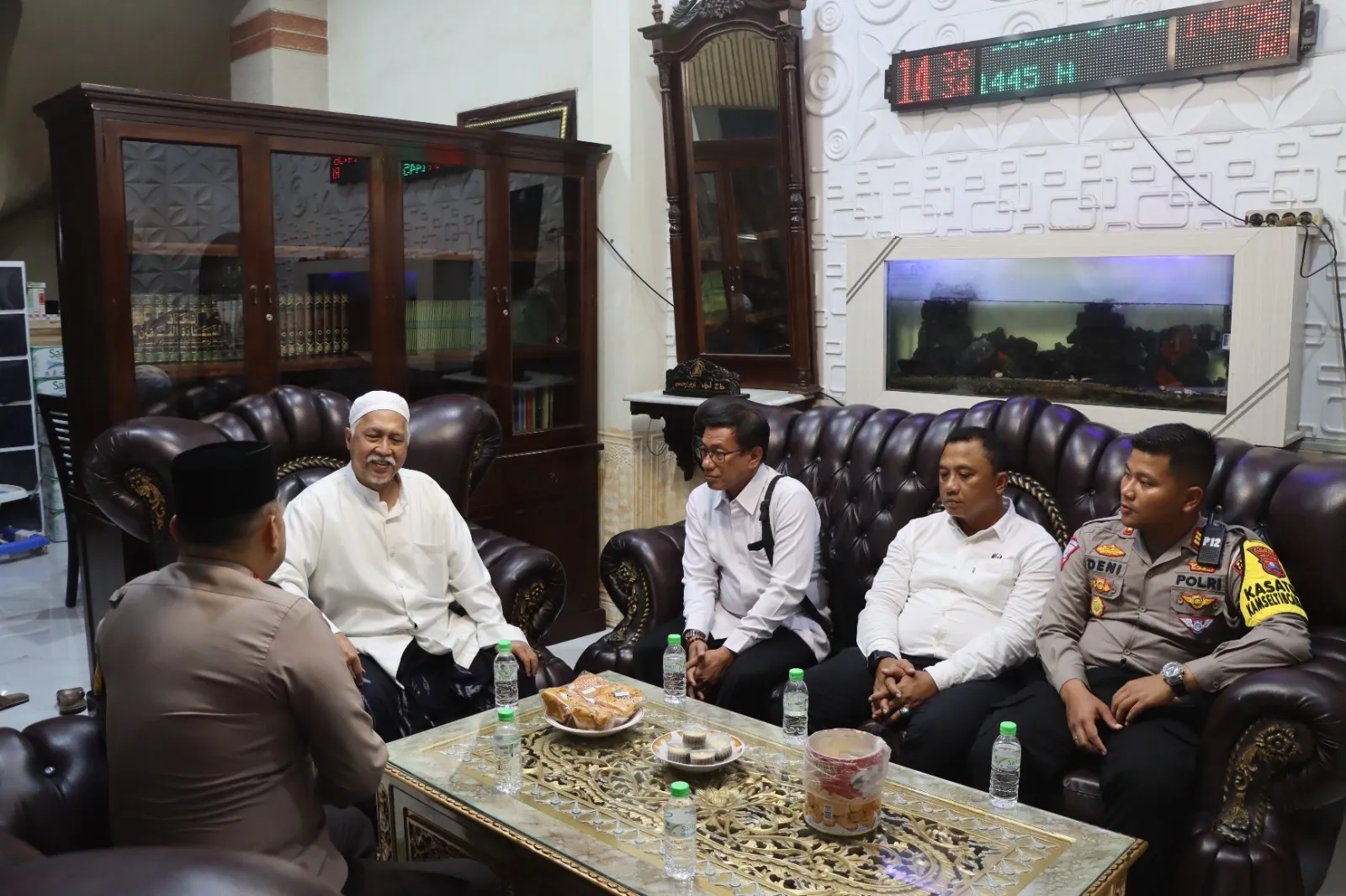 Cooling System Wujudkan Pemilu Damai, Kapolres Pasuruan Silaturahmi ke Para Tokoh Ulama
