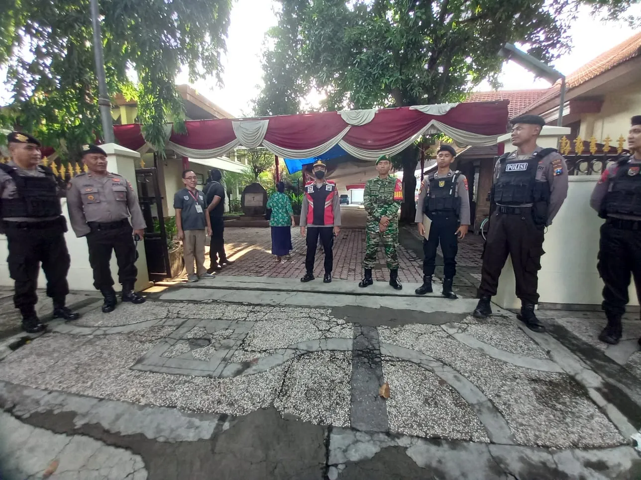Polres Nganjuk Gelar Patroli Skala Besar Amankan Libur Hari Paskah 2024