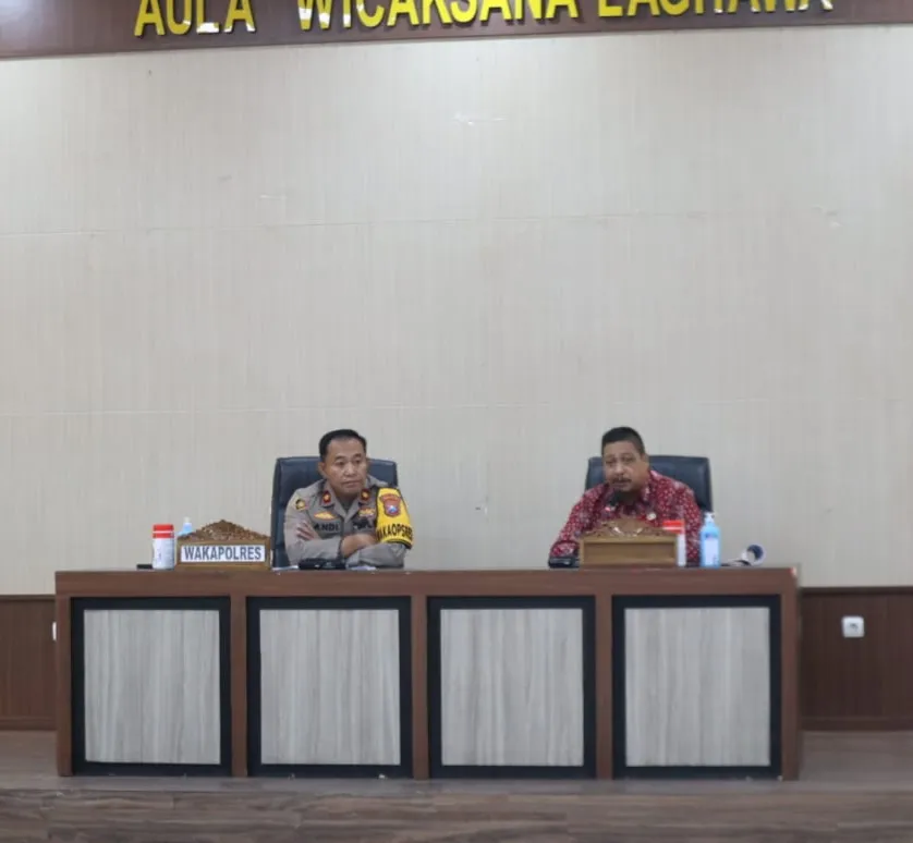 Jaga Kondusifitas Jelang Idul Fitri 1445 H, Wakapolres Bangkalan Pimpin Rakor Harkamtibmas di Bulan Ramadhan