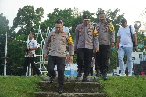 Kapolres Pasuruan Cek Lokasi Obyek Wisata , Pastikan Pengunjung Aman dan Nyaman Nikmati Libur Lebaran