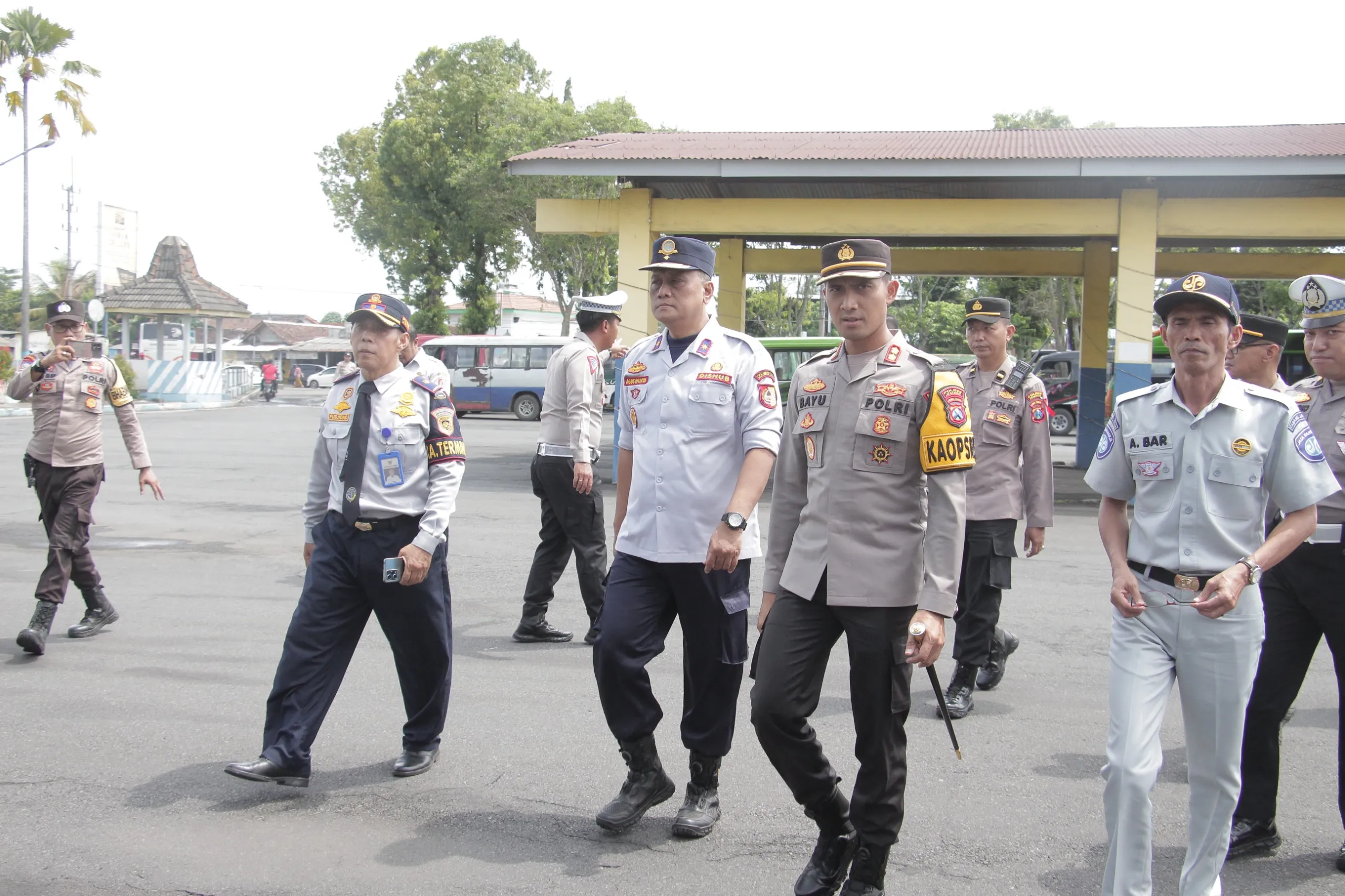 Cek Terminal Bus, Kapolres Jember Pastikan Kelayakan Angkutan Lebaran
