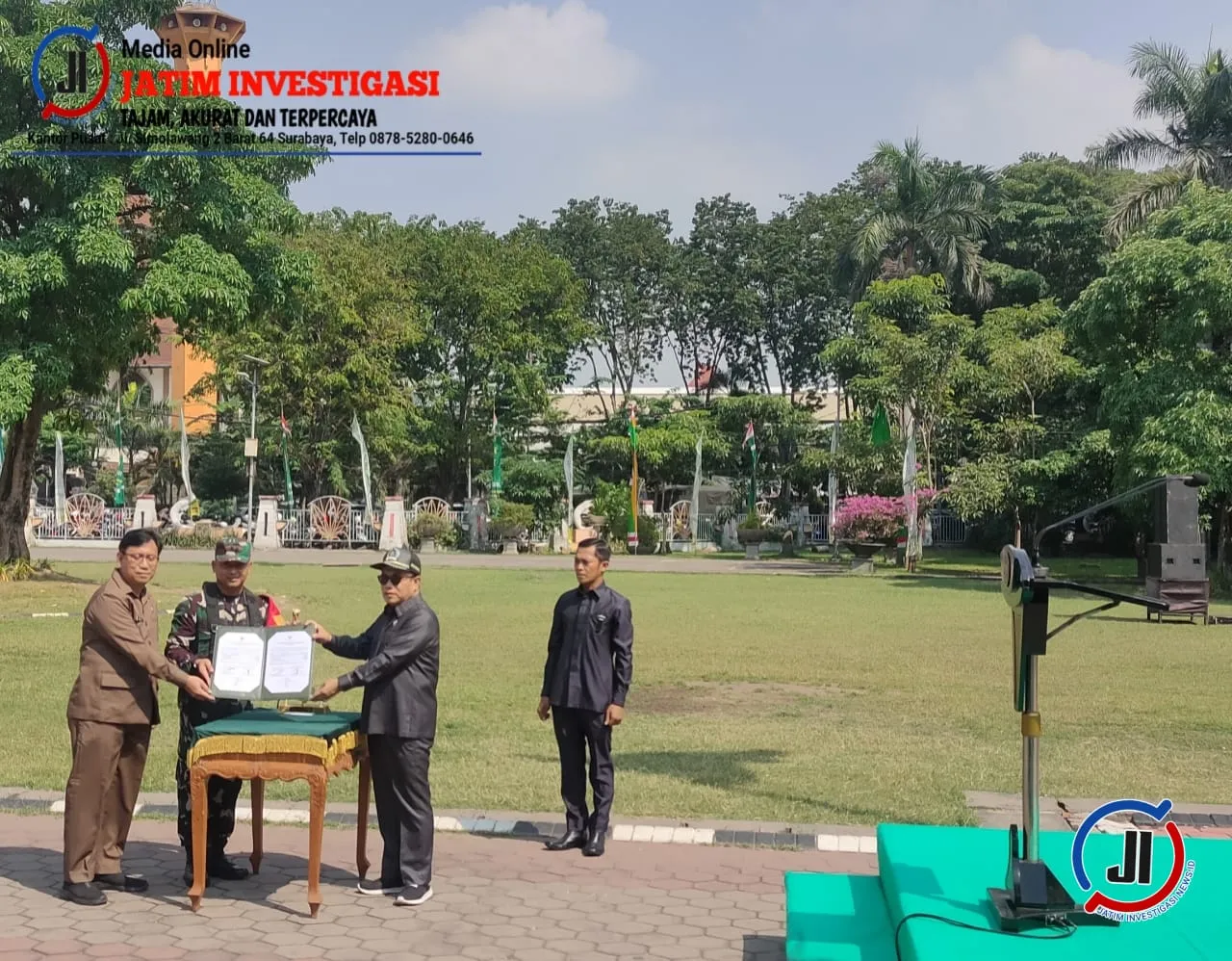Kodim 0816/ Sidoarjo Resmi Membuka TNI Manunggal Membangun Desa (TMMD) ke-120 Tahun 2024