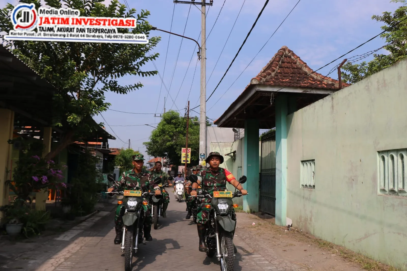 Dandim 0816/Sidoarjo dan Jajaran, Memimpin Patroli Menuju Kemajuan Desa Penambangan