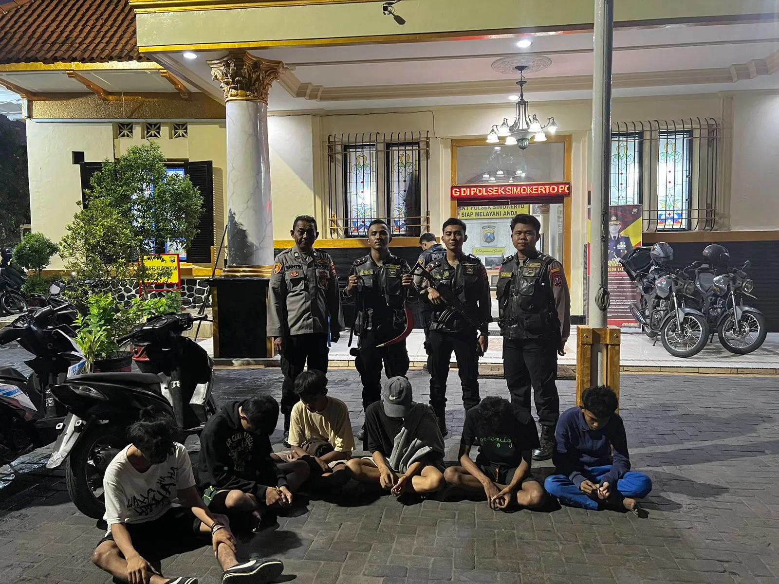Tim Respatti Polrestabes Amankan Remaja Ala Gengster