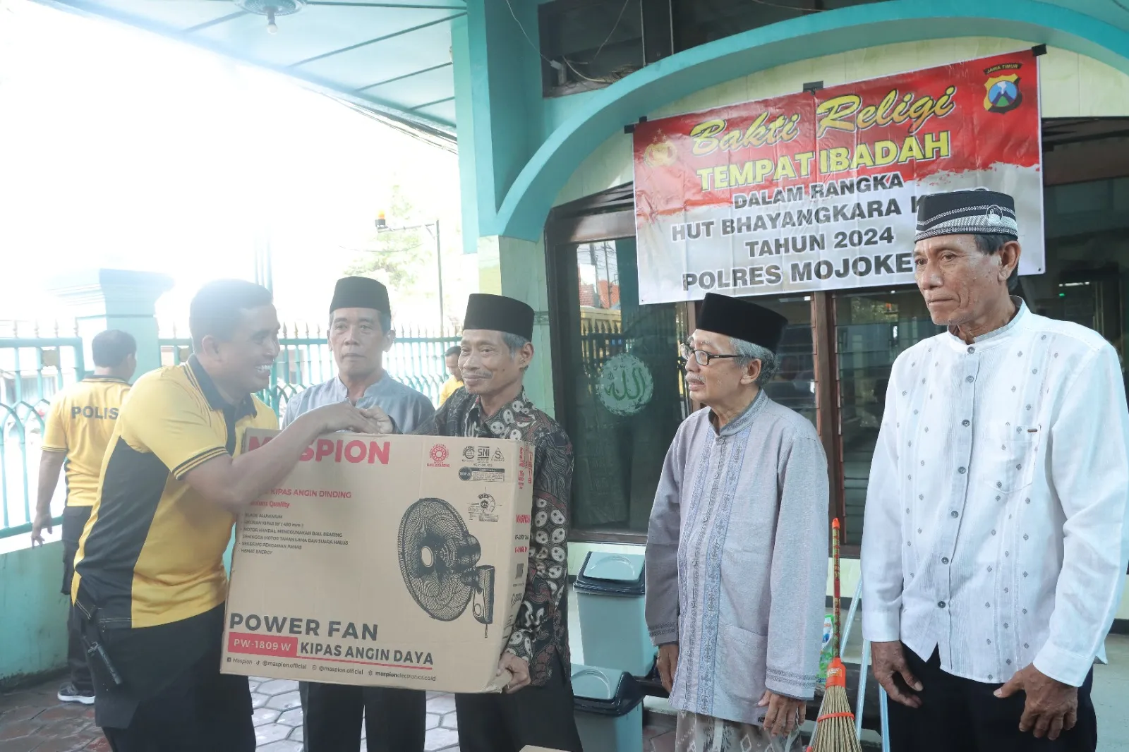 Polres Mojokerto Bakti Religi Sambut Hari Bhayangkara ke-78