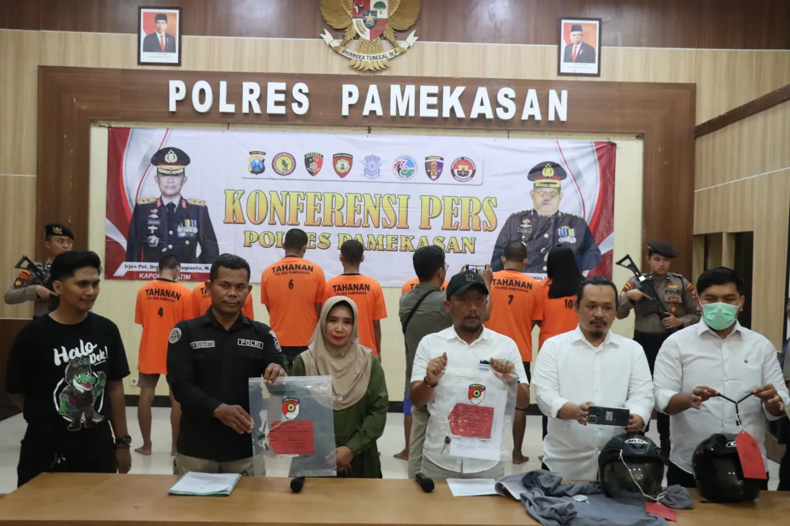 Polres Pamekasan Berhasil Ungkap Curanmor, Tersangka Pasutri dan Penadah Diamankan