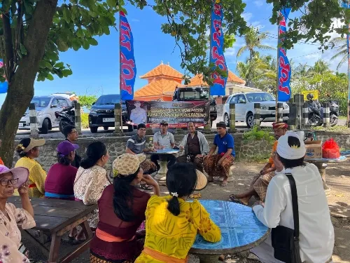 Jumat Curhat Polres Badung di Gelar di Pantai Munggu