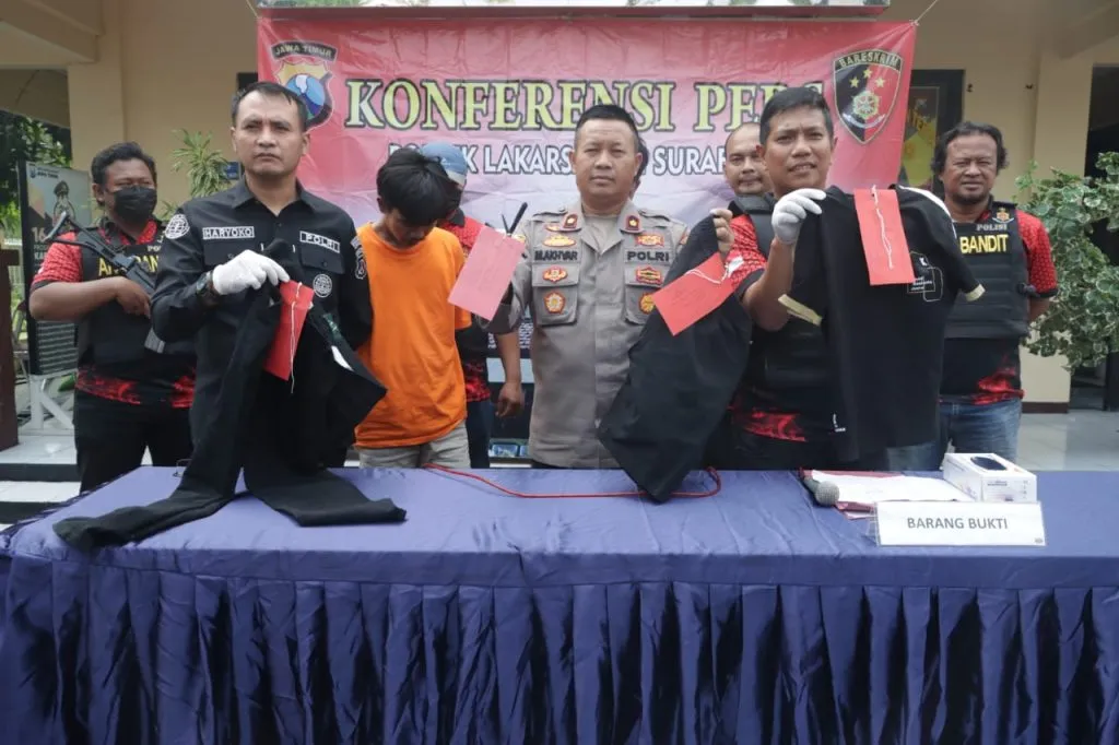 2 Tersangka Bandit Lintas Kota di Surabaya Dibekuk Polsek Lakarsantri, Salah Satunya Residivis