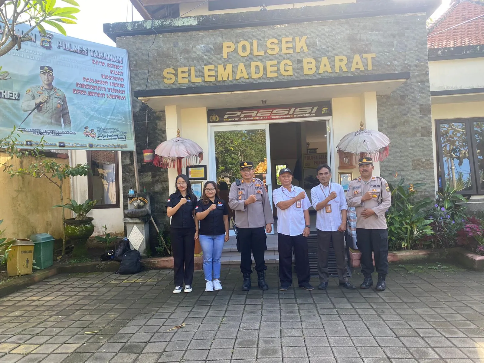 Kapolsek Selbar Sambut Giat Audensi dan Koordinasi Panwascam