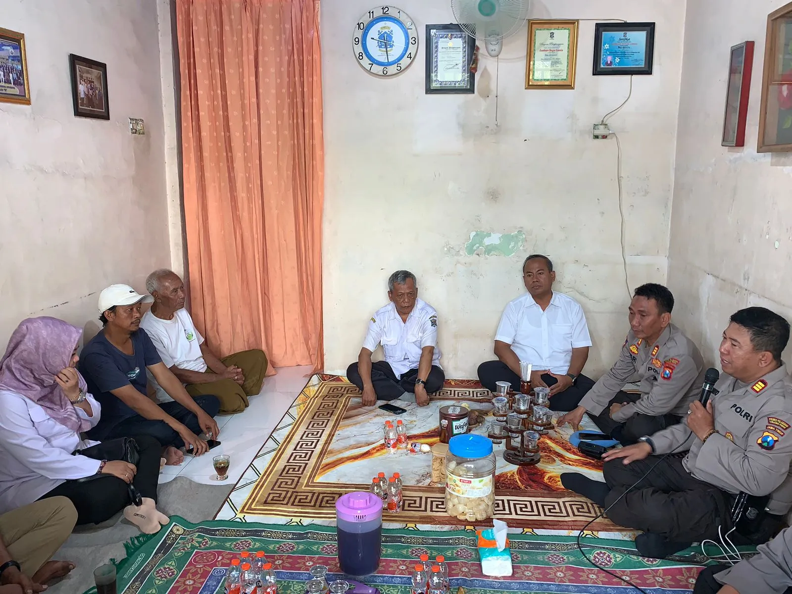 Jalin Silaturahmi, Polres Pelabuhan Tanjung Perak Sambang Tokoh Masyarakat