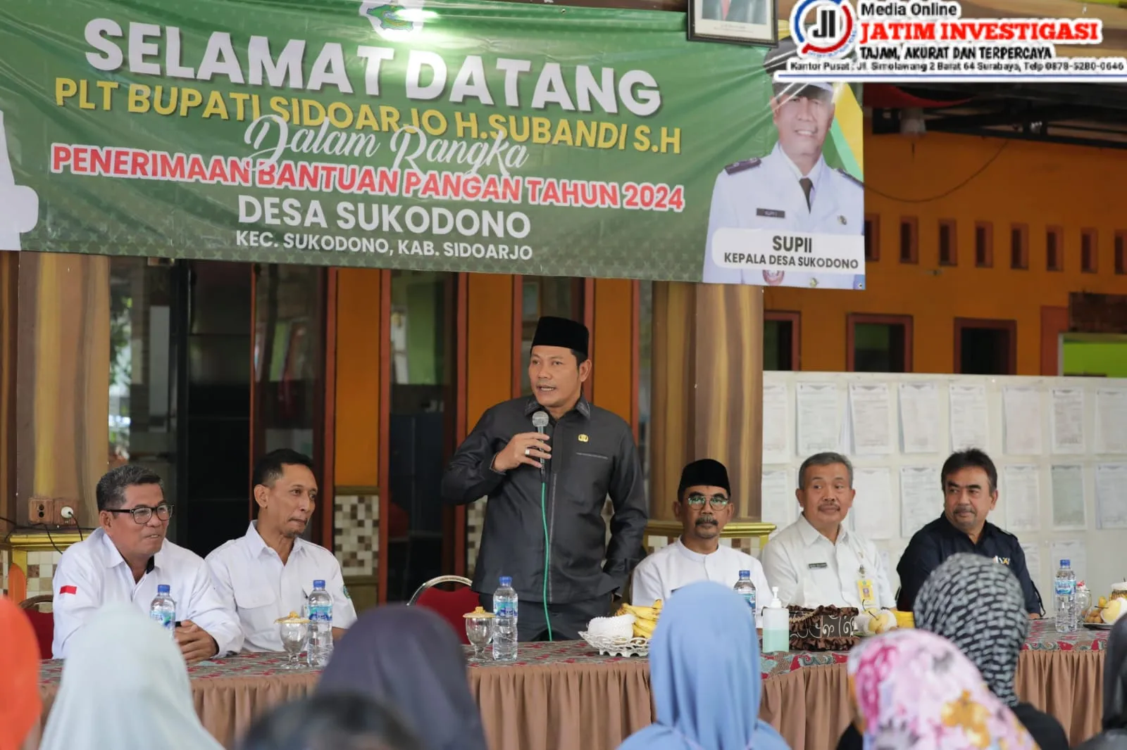 3.974 Keluarga Penerima Manfaat Kecamatan Sukodono Dapat Bantuan Pangan