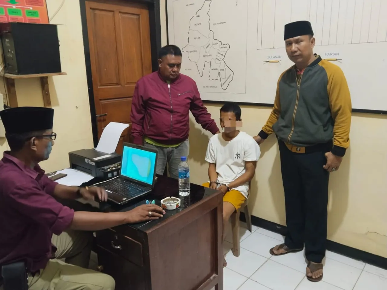 Gercep, Polisi Berhasil Amankan Terduga Curanmor 2 hari Kabur dari Tangkapan Warga di Pamekasan