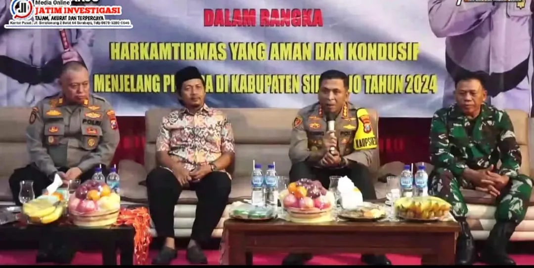 Gelar Sahabat Curhat, Kapolresta Himbau Kondusifitas Kamtibmas Jelang Pilkada di Kecamatan Tarik Sidoarjo