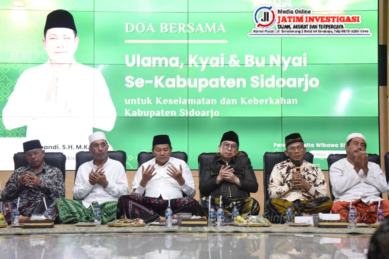 Pemkab Sidoarjo Gelar Doa Bersama Kyai dan Ulama di Pendopo Delta Wibawa