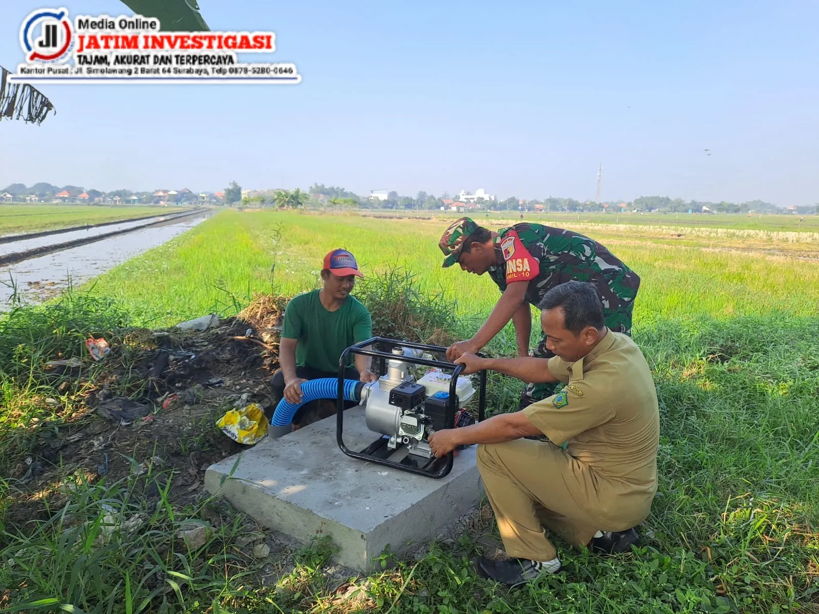 Masyarakat Desa Penambangan Nikmati Air Bersih dari Sumur Bor Berkat Program TMMD