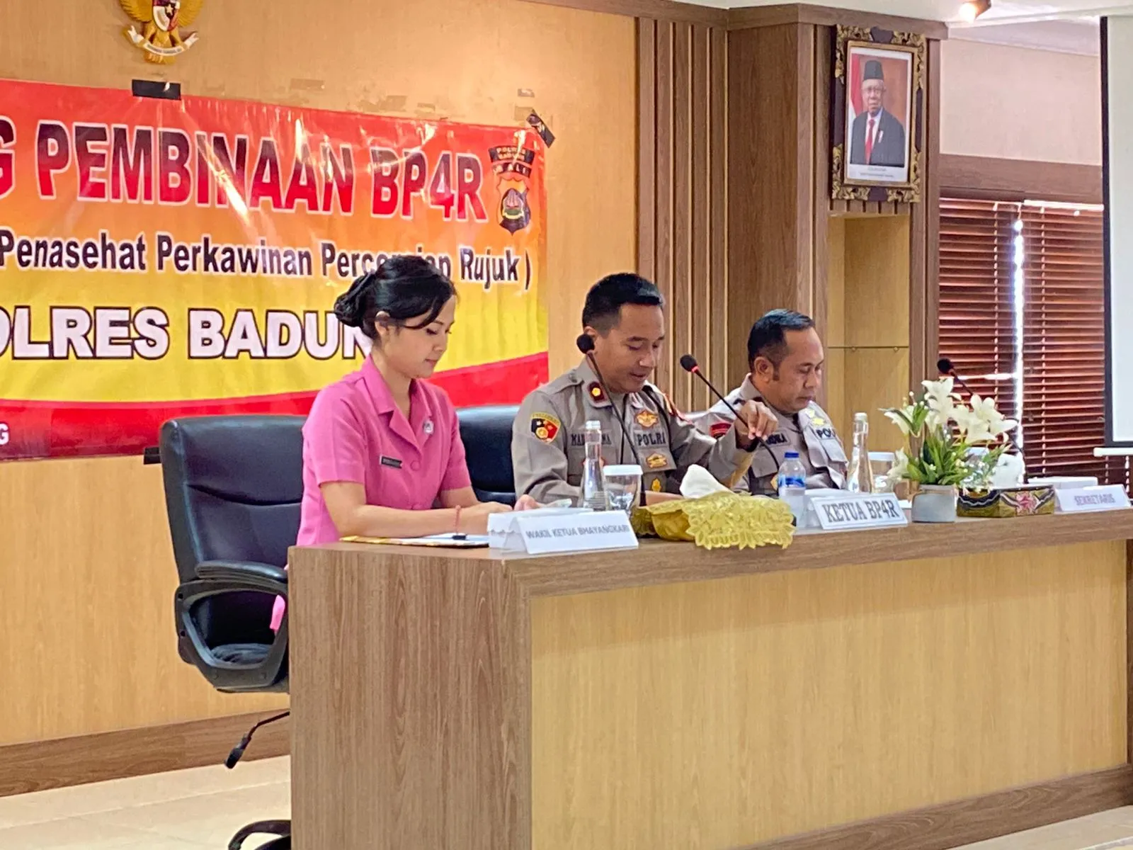 Pimpin Sidang BP4R, Ini Arahan Wakapolres Kompol Prama