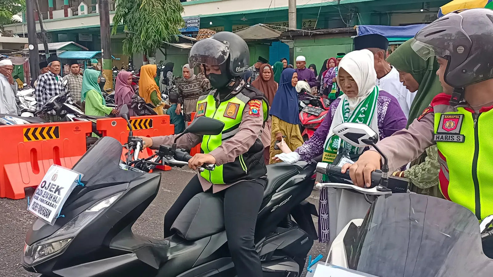Polres Pamekasan Sediakan Ojek Gratis Bagi Calon Jamaah Haji 2024