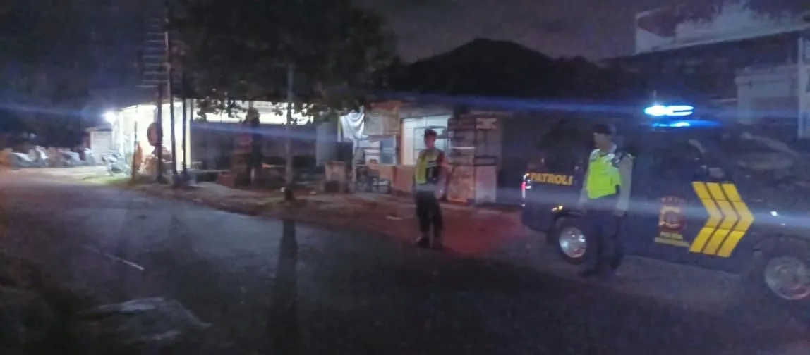 Polsek Abiansemal Tingkatkan Patroli Biru di Jalur Sepi Guna Cegah Kejahatan