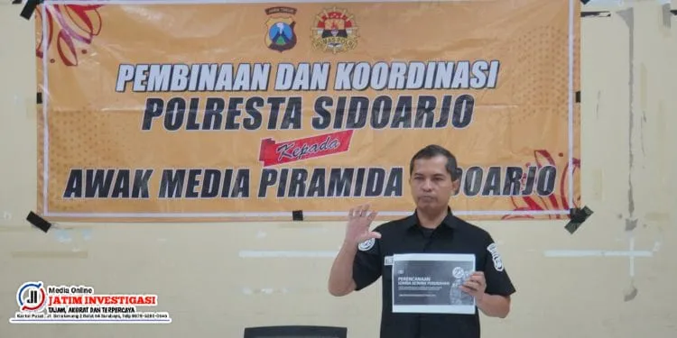 Humas Polresta Sidoarjo Gandeng Wartawan Untuk Meriahkan dan Mensukseskan Hari Bhayangkara ke-78