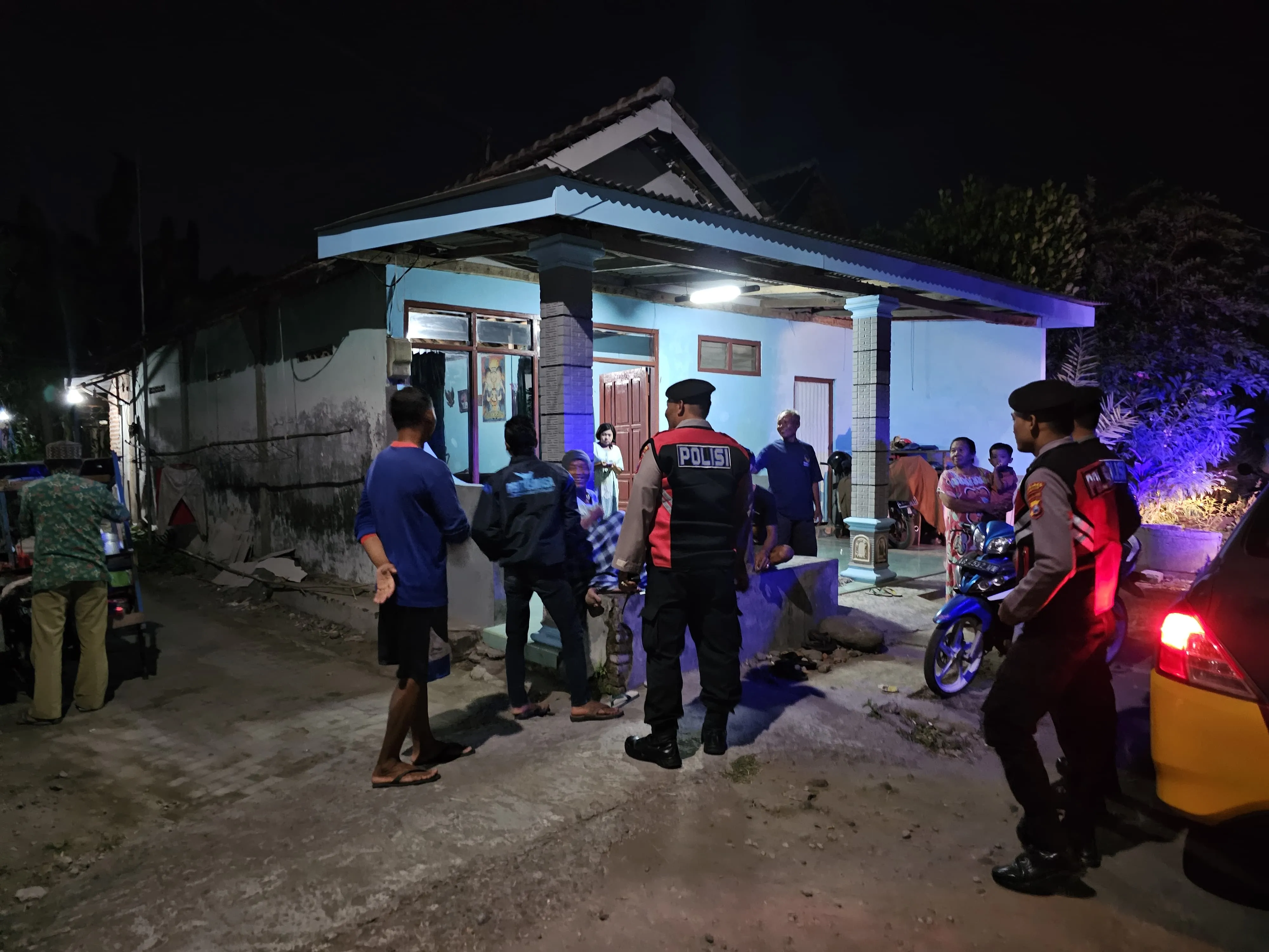 Polres Nganjuk Gelar Patroli Gabungan untuk Tingkatkan Keamanan di Desa Kedungombo