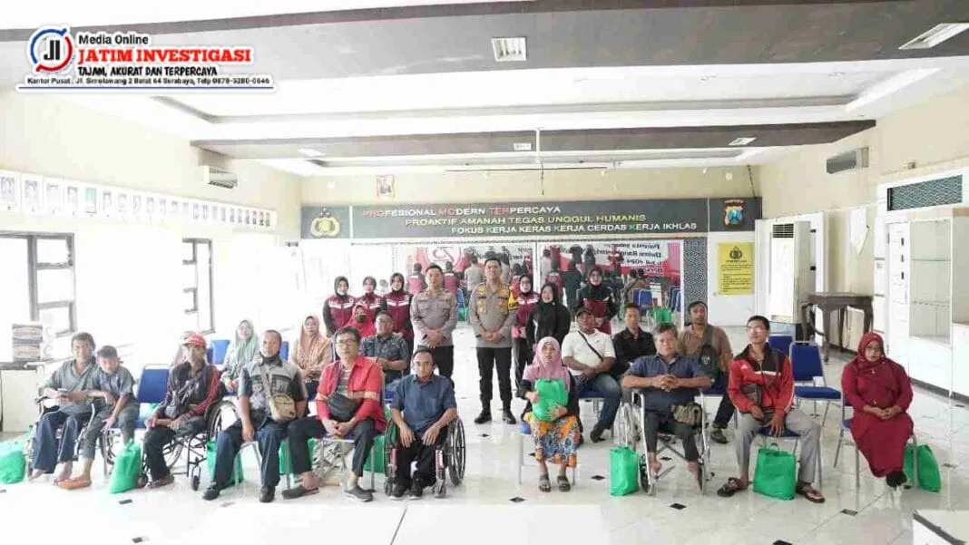 Polresta Sidoarjo Peduli Kesehatan Difabel