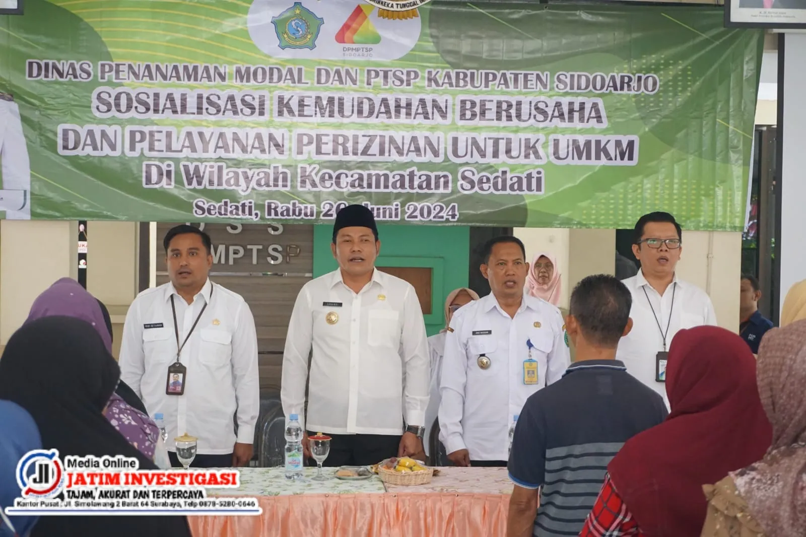 Plt Bupati Subandi dan DPM-PTSP Jemput Bola, Pelaku UMKM Semakin Mudah Urus Izin