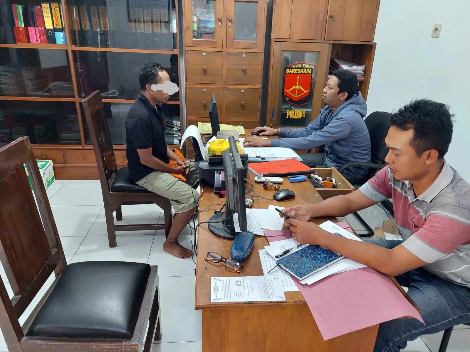 Polres Nganjuk Amankan Pelaku Pencurian Battery Tower BTS, Ditangkap Saat Melakukan Aksi