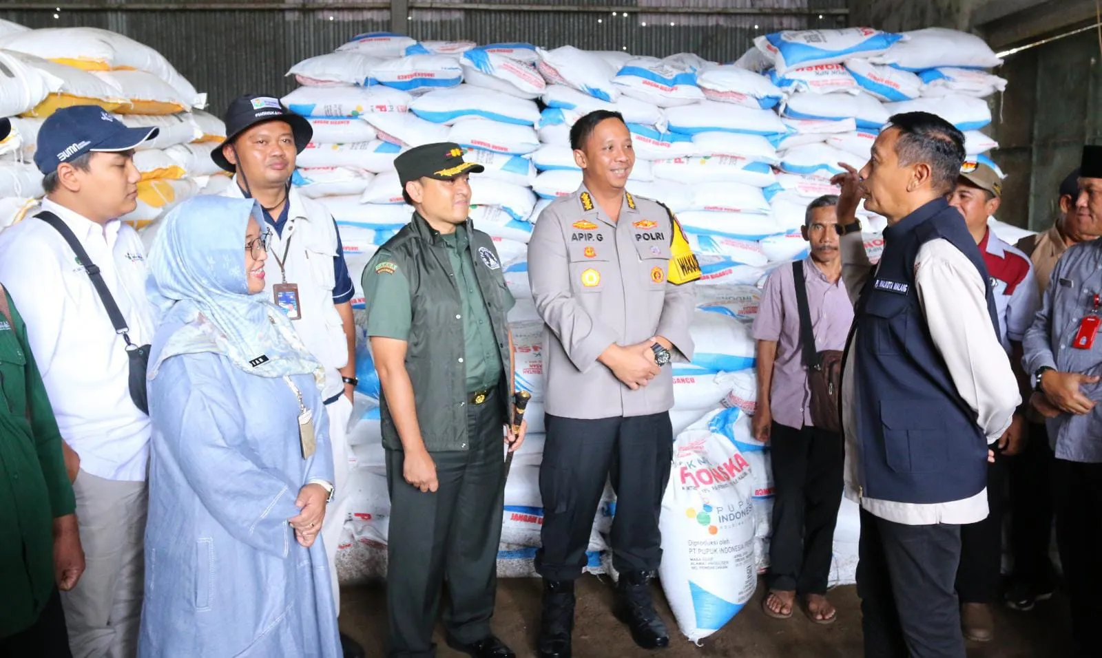 Antisipasi Penyalahgunaan Pupuk Subsidi, Polresta Malang Kota bersama Pemkot Inspeksi Kios Pertanian