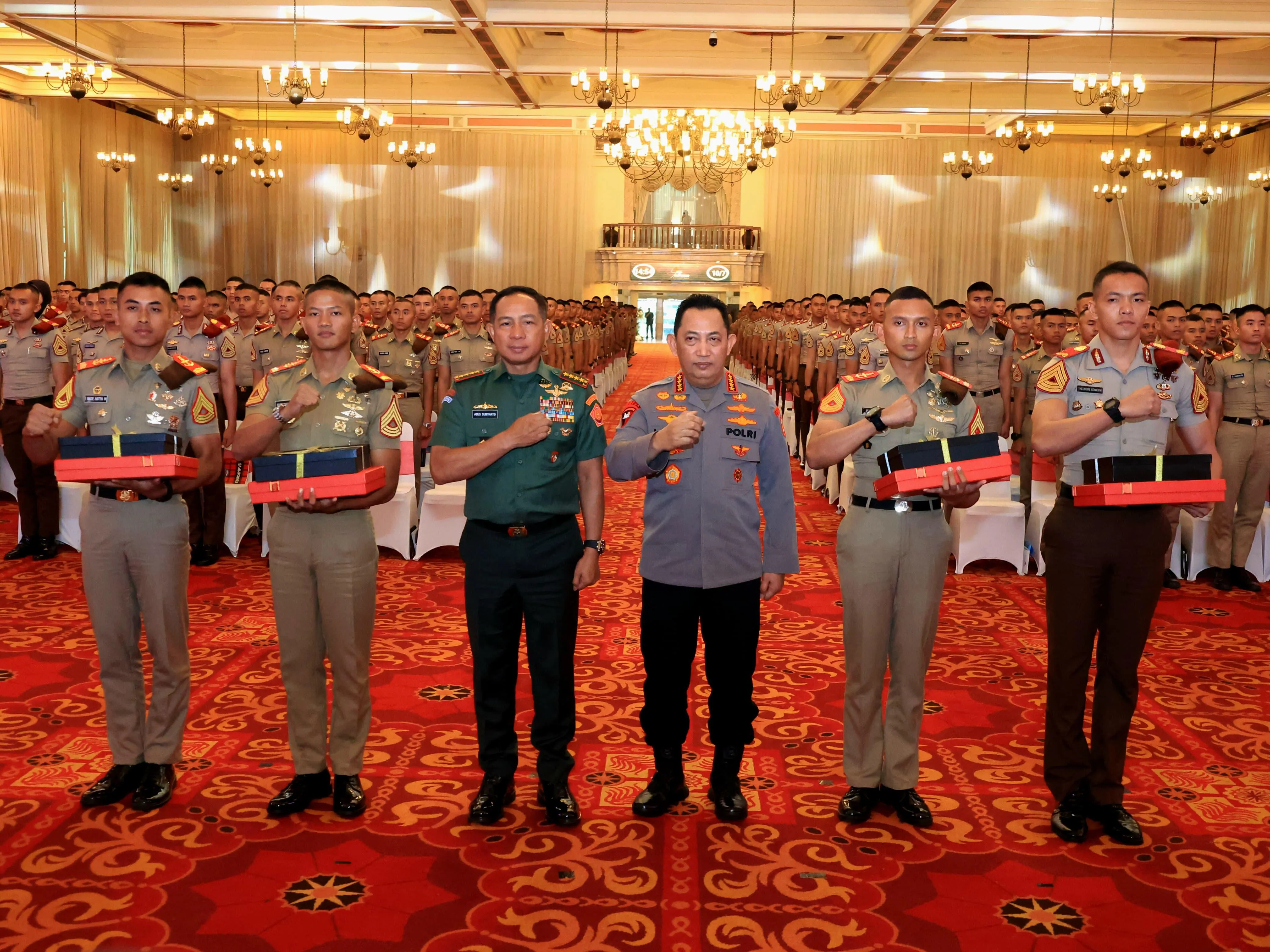 Inilah Pesan Kapolri dan Panglima TNI kepada Capaja TNI-Polri