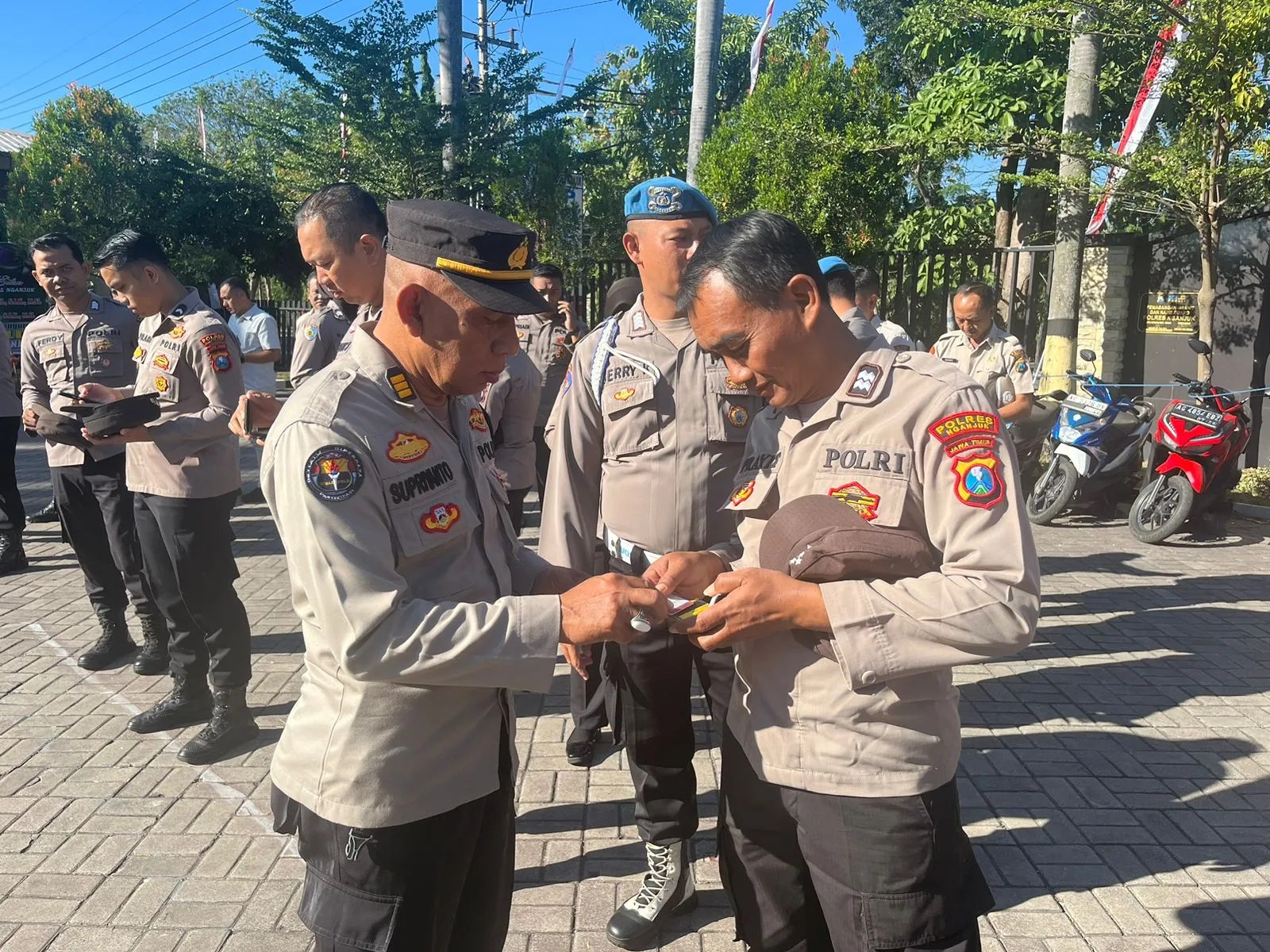 Kapolres Nganjuk Kembali Perintahkan Razia Aplikasi Judi Online di HP Anggota