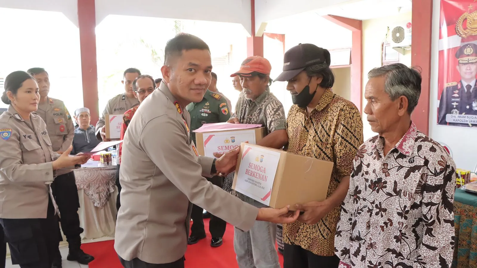 Kapolres Nganjuk Gelar Program Jum’at Curhat, Upaya Pupuk Sinergisitas Jelang Pilkada Serentak 2024
