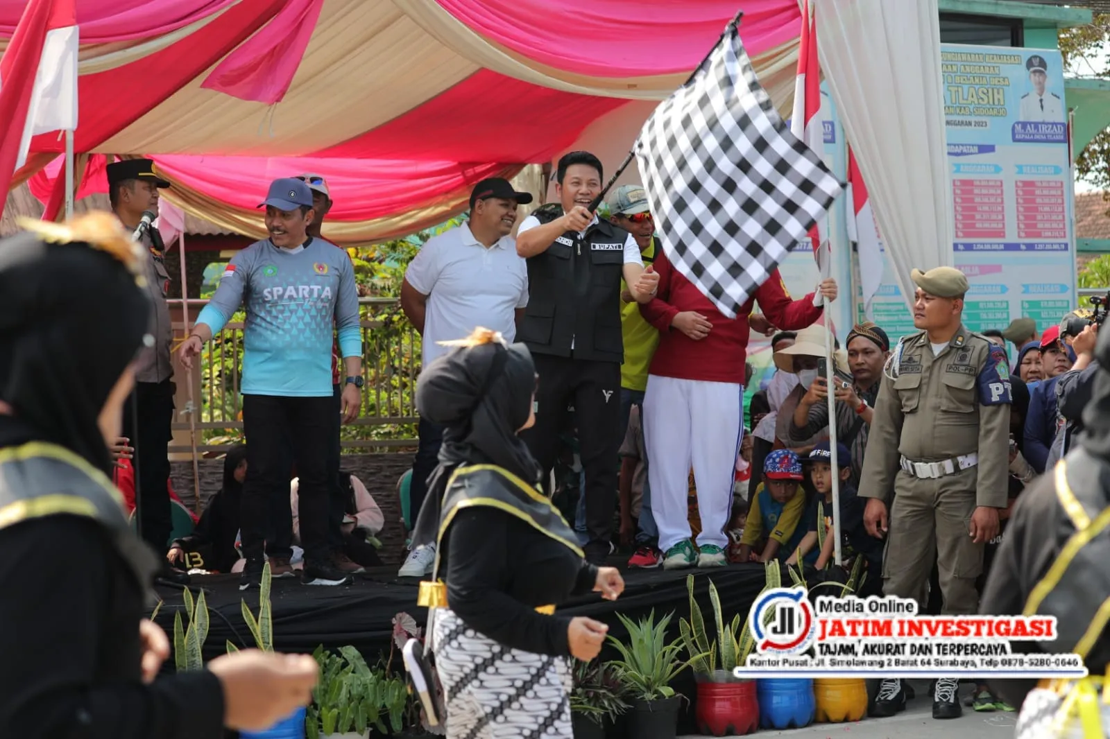 Plt Bupati Sidoarjo Resmi Membuka Lomba Karnaval HUT ke-79 RI, Karnaval Tumbuhkan Semangat Nasionalisme