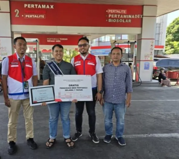 Korban Pengeroyokan di SPBU Sidoarjo Mendapatkan Apresiasi Dari Pertamina Berupa Gratis Isi Pertamax Selama Setahun