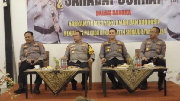 Jelang Pilkada Serentak Polresta Sidoarjo Mengajak Berbagai Elemen Masyarakat Untuk Dapat Menjadi Cooling System