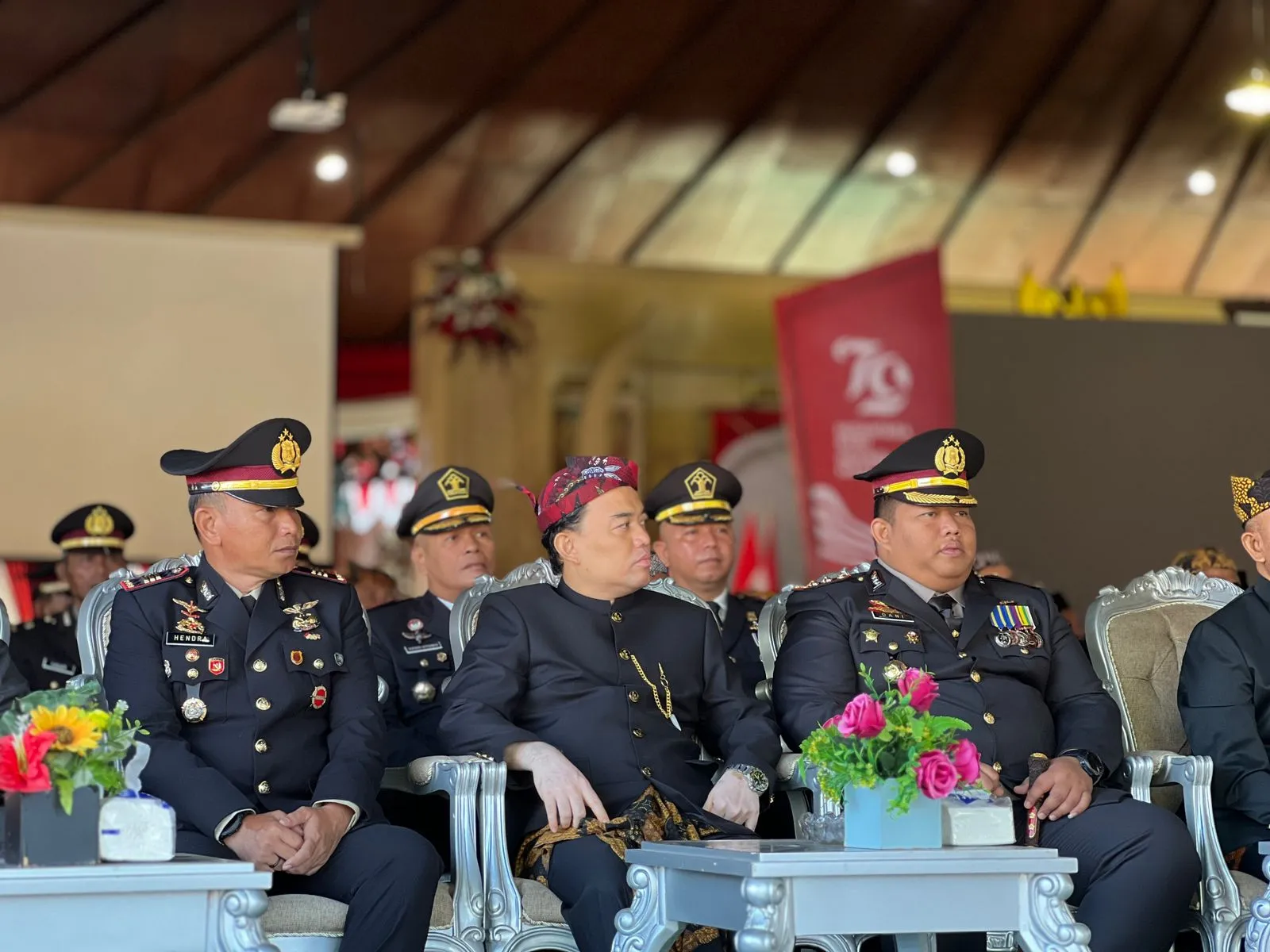 Lapas Narkotika Kelas IIA Pamekasan Ikuti Upacara HUT ke-79 di Pendopo Ronggosukowati Pamekasan