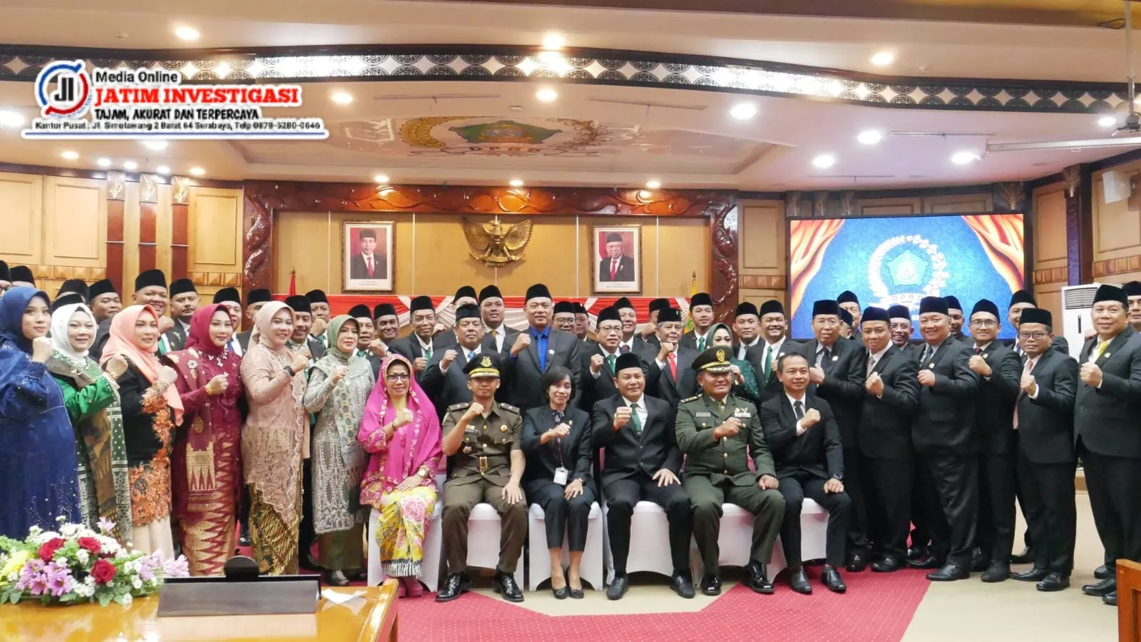 Hadiri Pelantikan 50 Anggota DPRD, Plt. Bupati Sidoarjo Ajak Legislatif Jalin Kerjasama Baik Dengan Eksekutif