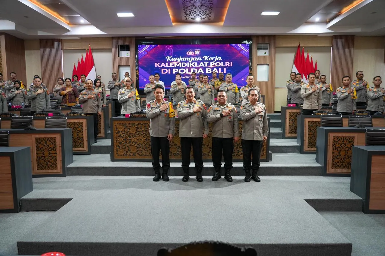 Laksanakan Kunjungan Kerja, Kalemdiklat Polri Tiba di Mapolda Bali