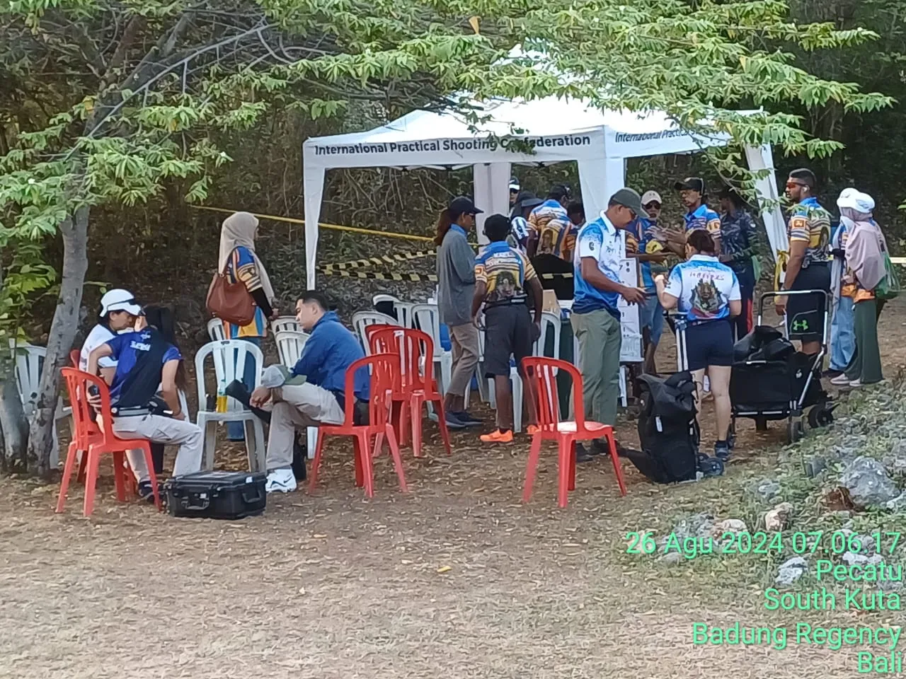 Polsek Kuta Selatan Amankan Ajang IPSC Level IV Australasia di Pecatu Shooting Range Kawasan BPG