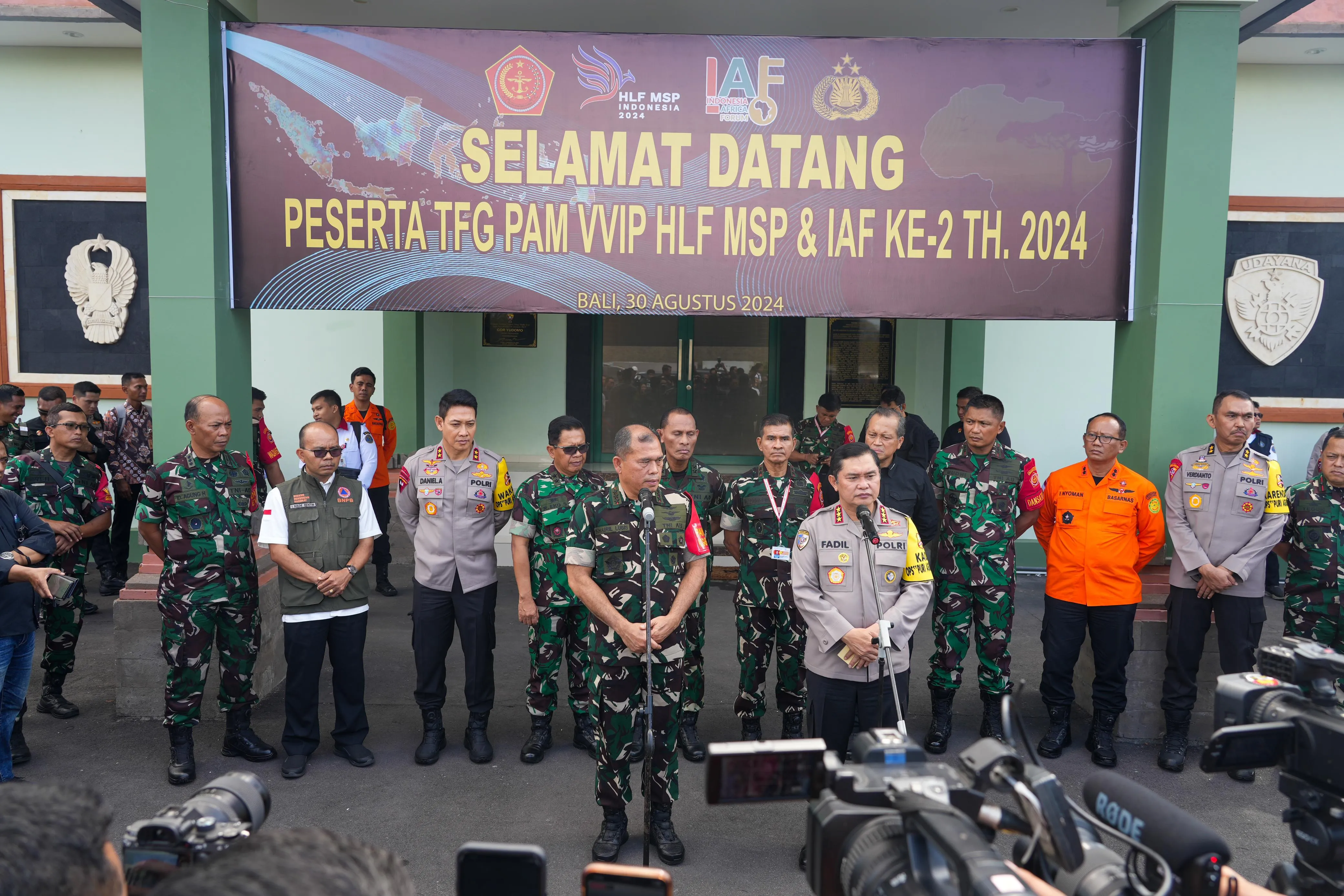 TNI-Polri Gelar TFG Gabungan Dalam Rangka Pengamanan KTT IAF ke-2 dan HLF MSP Tahun 2024