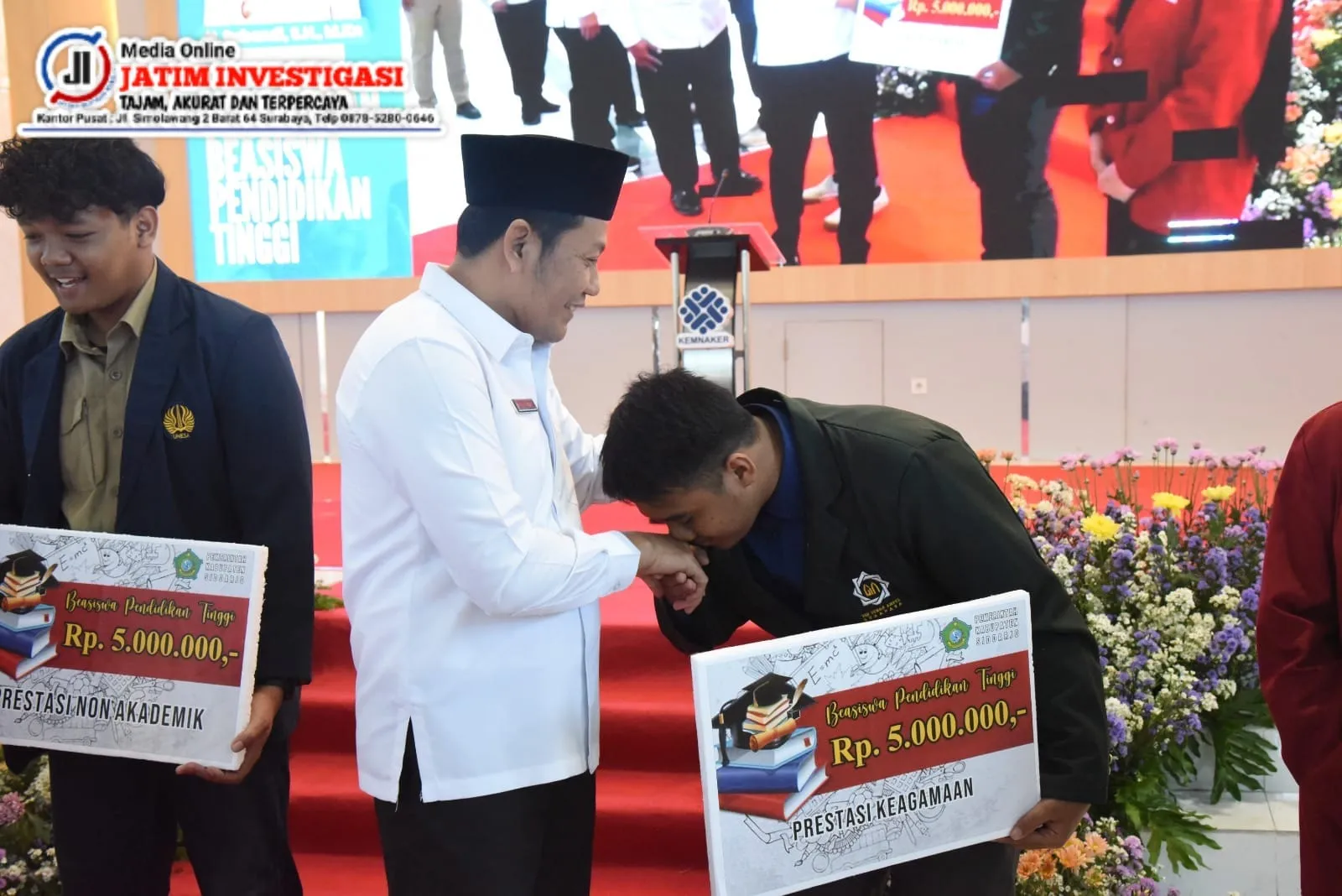 Plt Bupati Sidoarjo Bakal Tingkatkan Penerima Beasiswa Untuk Mahasiswa