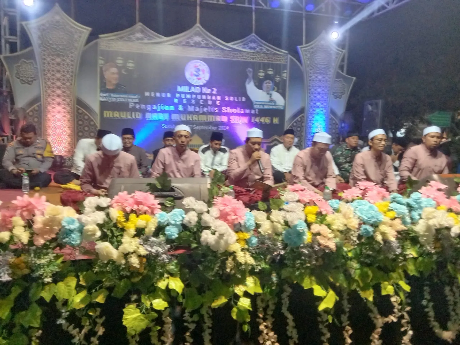 HUT Ke 2 Tahun Komunitas Menur Pumpungan Solid Rescue Telah Menggelar Pengajian dan Bersholawat