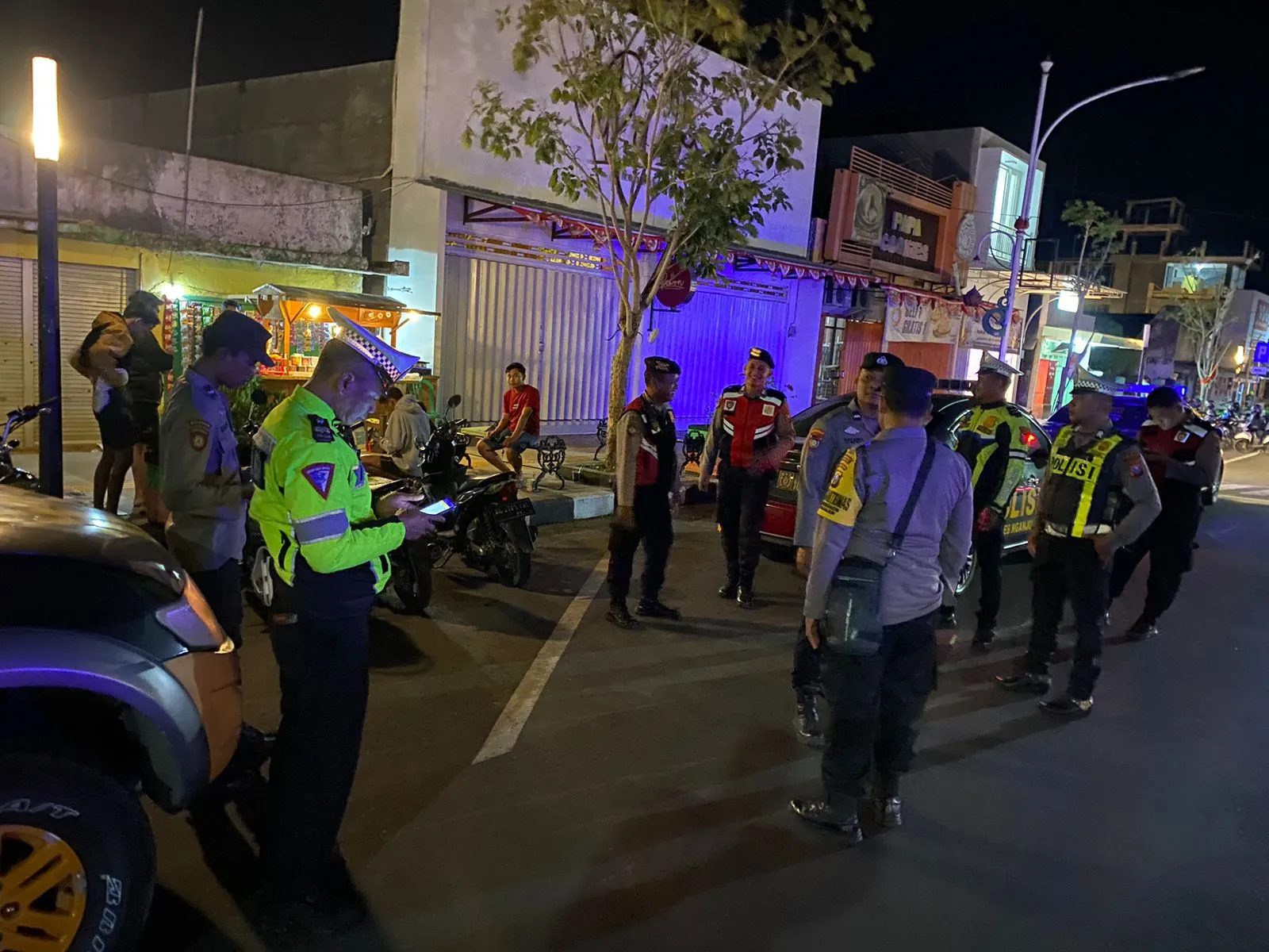 Polres Nganjuk, Cegah Tindak Kejahatan Jalanan dengan Pola Patroli SREG