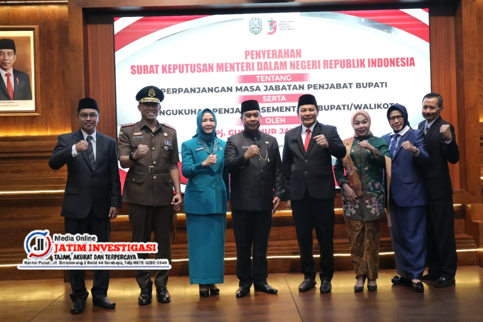 Subandi Resmi Cuti, Isa Anshori Jabat Pjs Bupati Sidoarjo