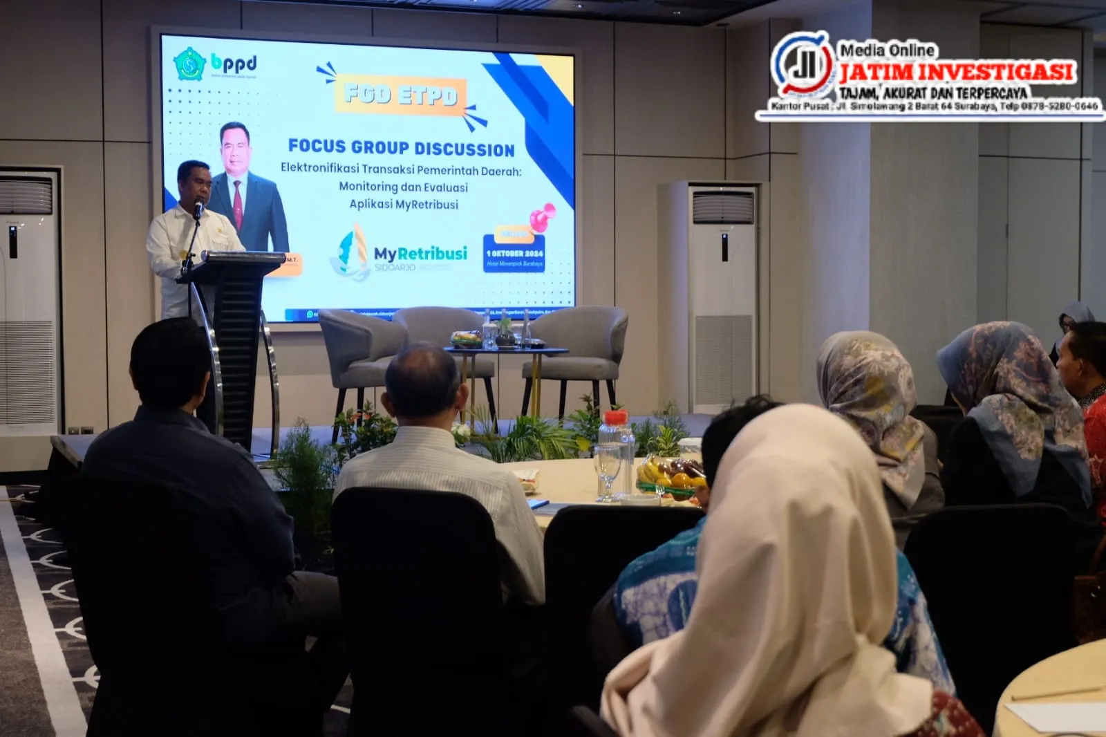Pemerintah Kabupaten Sidoarjo Gelar Forum Group Discussion Tentang Layanan Pungutan Restribusi Elektronik  ETPD