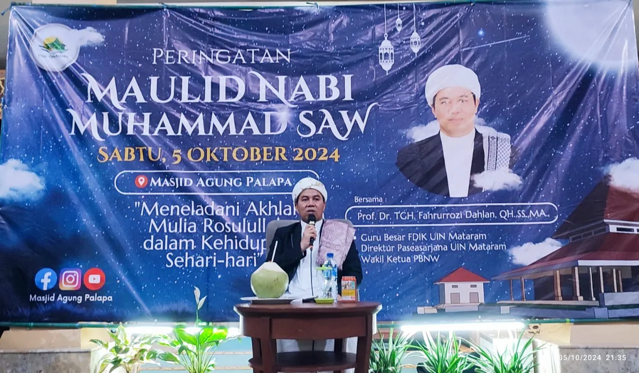Masjid Agung Palapa–Pecatu Peringati Maulid Nabi Muhammad SAW 1446 H/2024 Masehi Meneladani Akhlak Rosulullah