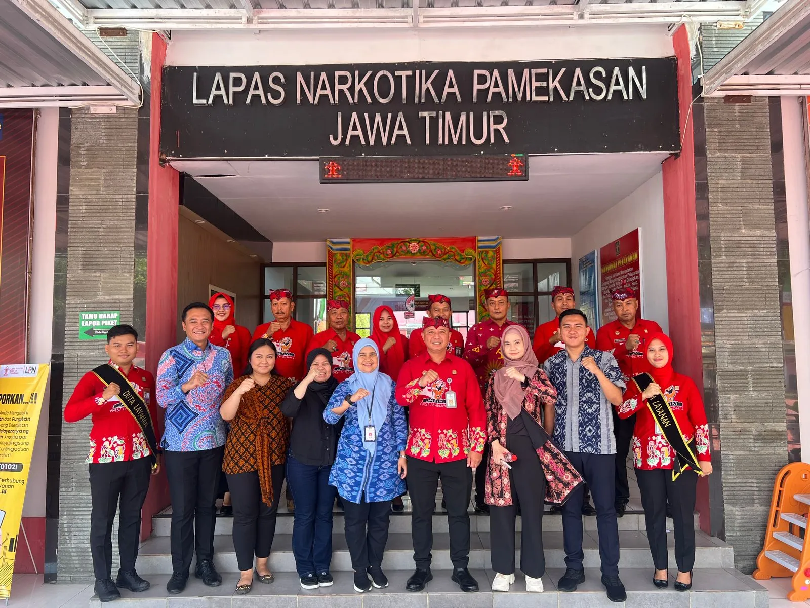 Lapas Narkotika Kelas IIA Pamekasan Kanwil Kemenkumham Jatim Ikuti Verifikasi Lapangan Menuju WBK